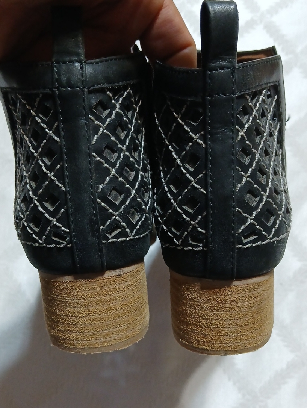 Jeffrey Campbell Taggart Ankle Boot Black Size 8 - Picture 5 of 7